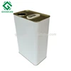 Wholesale empty tinplate rectangle tin container metal paint can