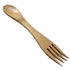 Amazon Top Seller 2019 Kitchen Accessories Set Tableware 2 in 1 Biodegradable Eco Friendly Bamboo Reusable Wood Honey Spoon Fork