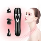 New and Hot Women Hair Removal 4 in 1 USB Rechargeable Facial Hair Remover Painless Trimmer