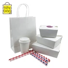 Custom Disposable Biodegradable Takeaway Cheap Kraft Paper Food Packaging Lunch Box for Rice Noodles Vegetables Salad