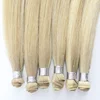 High Quality Russian Double Drawn Cuticle Aligned Hair Hand Tie Weft