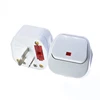 Supply AUS Australia China CN 3 pins white type I power plug adapter with switch red Indicator light connector electrical plug