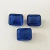 Emerald Cut Synthetic Sapphire Blue 1 Carat Gem Stone Price