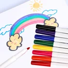 Pack of 8 Dry Erase Wipe Clean white board marker pen