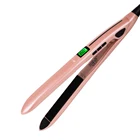 New Arrival Titanium Nano Hair Flat Iron 2 In 1 Hair Straightener And Curer Customs Hair Straightener