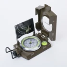 Camping survival lensatic compass military equipment aiming luminous lens geological compass