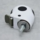 SSPX 4 inch hospital bed medical castors caster wheel with brake 80kg load