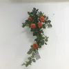 /product-detail/sj10-170112-high-quality-artificial-orange-rose-flower-wall-hanging-for-hotel-office-decoration-62098431016.html