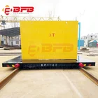 Crane transport together low platform dragged cable power rail track trolley