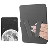 Galaxy pattern black leather case with holder for kindle paperwhite, custom your designed cover for kindle E-reader