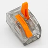 Transparent Universal Fast Wiring 2 Pin Mini Wire Connector Terminal Block Rgb Conector Accessories China