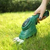 New 3.6V Telescopic Handle Cordless 2 in 1 Grass Shear Hedge Trimmer