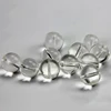 Factory sells high quality clean transparent 8mm 10mm 12mm 16mm 20mm crystal glass punched beads