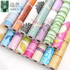 Factory price pvc waterproof wallpaper sticker , 3d vinyl home wallpaper designs