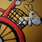 Custom printed clothing puff heat transfer printing