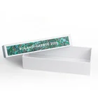Custom printed logo paper mache hard cardboard gift colorful cardboard lid and bottom box