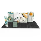 Aluminum Frame Trade Show Marketing Displays 3x6 Exhibition Stand