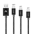 Original braided usb data cable for phone