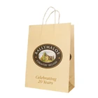 Home Collection Custom Logo Print OEM Brown Kraft Paper Bag