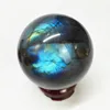 Wholesale High Quality Healing Quartz Crystal Sphere Natural Blue Labradorite Stone Crystal Ball for Gifts