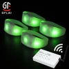 Programmable RGB Led Silicone Bracelet, Radio Control RFID Light Up Wristband, Remote Controlled DMX Led Bracelet For Party