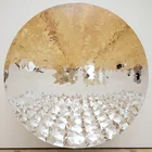 modern polishing metal anish kapoor art mirror stainless steel wall sculpture