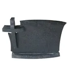 China Black Granite Headstone Stone Crucifix Tombstone grave headstone for Memorial
