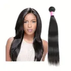 Straight hair bundles with closure grade 9a virgin hair