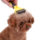 Tianyuan wholesale manufacturer cat hair remover comb dog cleaning tool pet grooming brush pets supplies