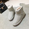 Wholesale funky bling bling sparkle snow boots