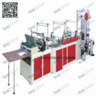 plastic draw string ribbon rolled garbage bag machine