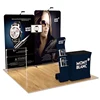 10x20 Portable Tension Fabric Photo graphic design Pop Up Booth Backdrop Printing Trade Show Display standing banner