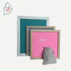 Different size and color felt letter board with 356 Characters, Wooden Stand, Bag