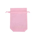 Cheap Ultrasonic Promotional Non woven Drawstring bag Small Drawstring Pouch Bag
