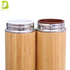 Custom top quality BPA Free Bamboo Stainless Steel Tea Bottle / Water bamboo Bottle Infuser