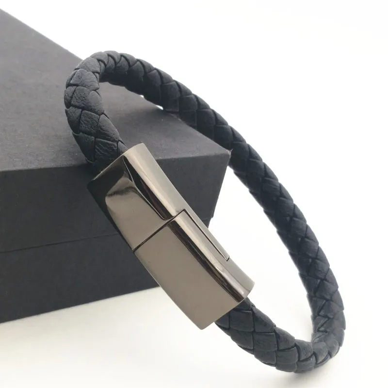USB Charging Bracelet Cable Fashion Braided Leather Wrist Data Charger Cord, Colorful ( customizable)
USB Charging Bracelet Cable Fashion Braided Leather Wrist Data Charger Cord, Colorful ( customizable)