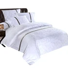 home textile woven 100% cotton bed sheet hotel bedding sets queen
