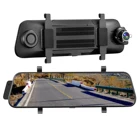 4g rearview mirror large wifi sim card dual camera recorder 9.66 inch android mirror gps 1080P