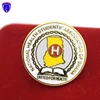 Ghana high quality school students lapel pin customized metal hard ename collar pin lapel pins with cusp cap