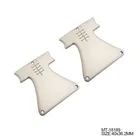 New product cute shape design 3 holes custom embossed sewing clothing metal tag labels