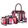 fashion lady Brands 6 in 1 Set Bags Designer pu leather Handbag Bags Women handbags Bag Handbag