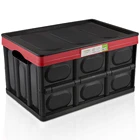 Large high quality plastic foldable car storage box