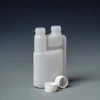 100ml ,250ml 500ml,1000ml HDPE Twin double Neck Measuring Plastic Dosing Bottle Chemical liquid dispenser Bottle