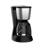 2019 New OEM 1.5 L FDA grade electric drip coffee maker with Stainless steel decoration Anti- drip function