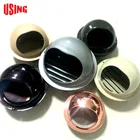 Round vent louver for pipe tube with flyscreen air vent cover