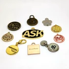 Embossed Metal Label For Handbag Handbag Purse Tag Metal Logo Custom Clothing Label Hang Name Plate For Clothes