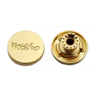 2019 New products nice design custom plating brand logo zinc alloy metal button for jeans