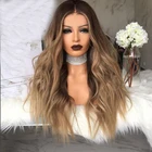 Fashion long curly hair front lace wig for human wig
