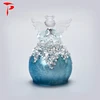 Turquoise Glass Angel Globe Handblown Glass Angel Christmas Ornaments