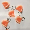 Denture key chain /half teeth key chainfor dentist decors and promotion gift